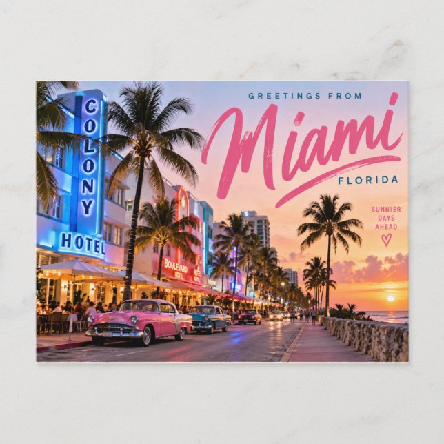 Postal Miami Florida (Anverso)