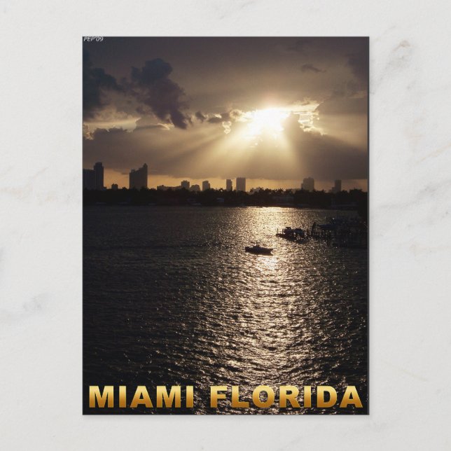 Postal Miami, Florida (Anverso)