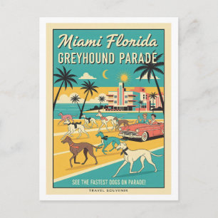 Postal Miami, Florida – Desfile Greyhound