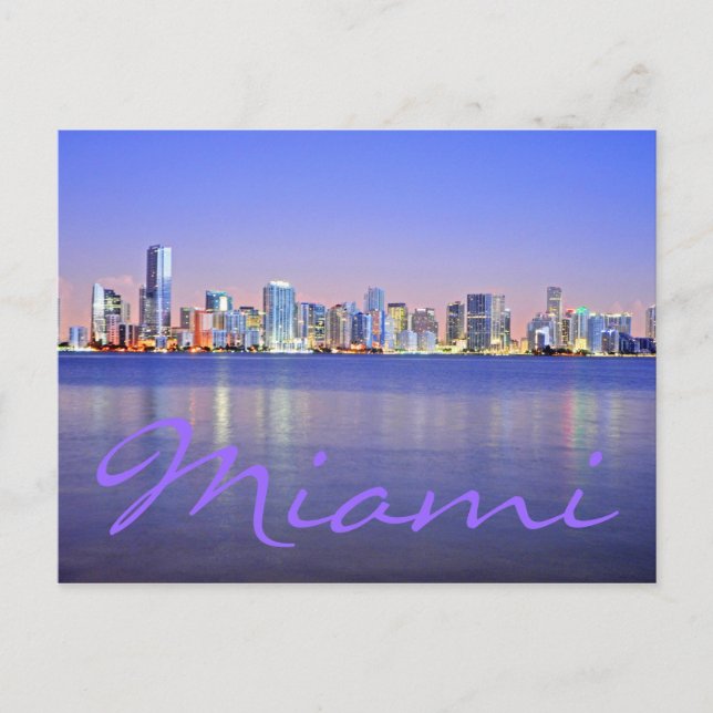 Postal Miami, Florida, EE.UU. (Anverso)