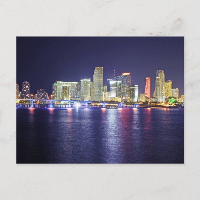 Postal Miami, Florida, la ciudad del sol (Anverso)