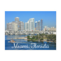 Miami Florida Skyline and Harbour - Estados Unidos