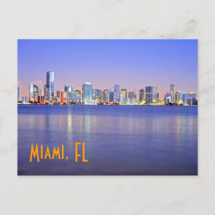 Postal Miami, la Ciudad Mágica al amanecer.