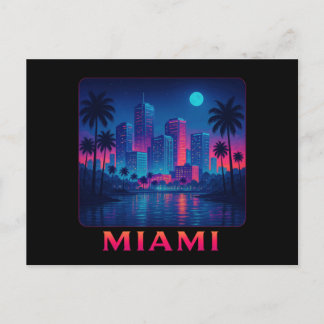 Postal Miami Moonrise - Horizonte Neon