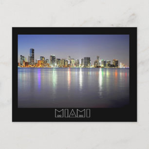 Postal Miami, Reflexiones en la Bahía de Biscayne.