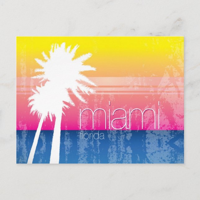 Postal Miami Sky Postcard (Anverso)