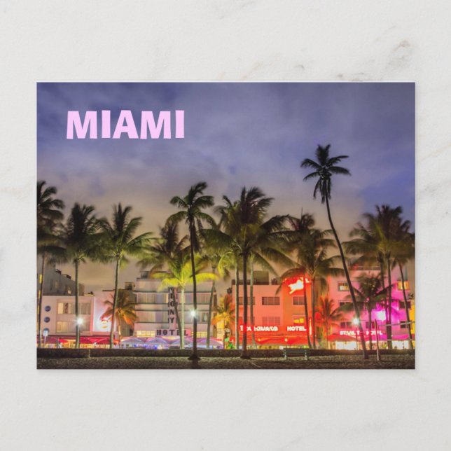 POSTAL MIAMI SKYLINE (Anverso)