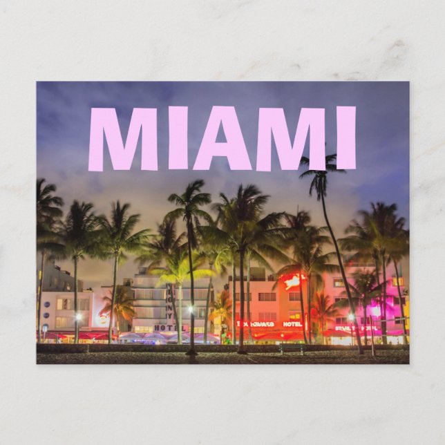 POSTAL MIAMI SSOUTH BEACH (Anverso)