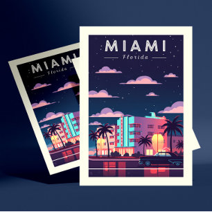 Postal Miami vintage