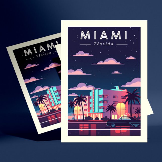Postal Miami vintage (Subido por el creador)