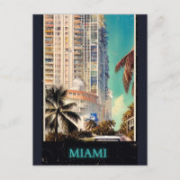 Miami vintage poster 