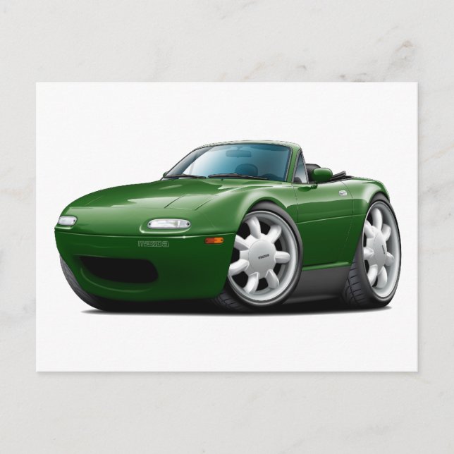 Postal Miata Green Car 1990-98 (Anverso)