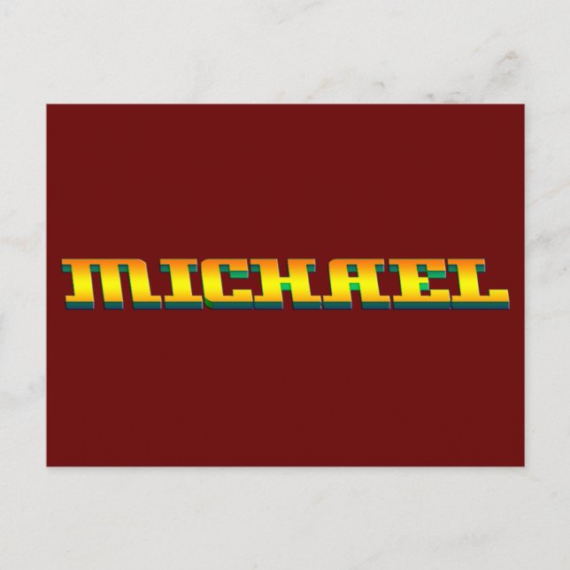 Postal MICHAEL, por Michael (Anverso)