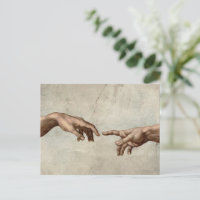 Michaelangelo manos creación adam dios