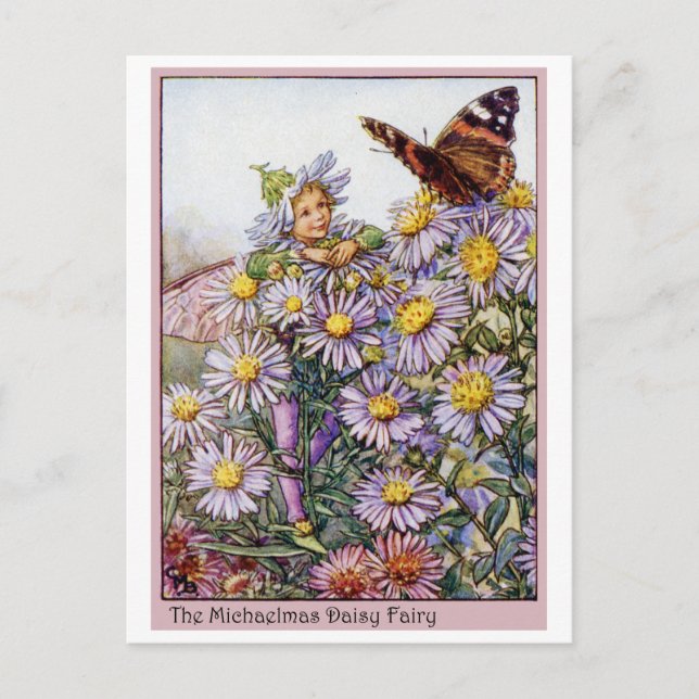 Postal Michaelmas Daisy Fairy (Anverso)