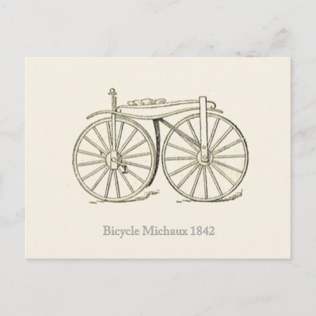 Postal Michaux 1842, francés (Anverso)