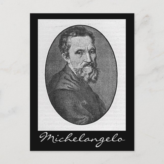 Postal Michelangelo (Anverso)