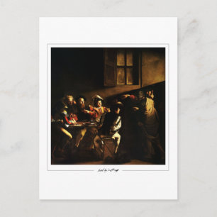 Postal Michelangelo Merisi da Caravaggio #21 - Arte