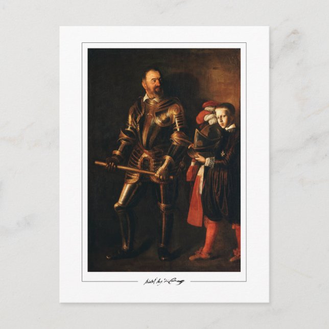 Postal Michelangelo Merisi da Caravaggio #30 - Bella Arte (Anverso)