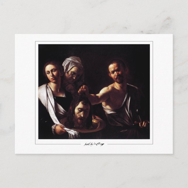 Postal Michelangelo Merisi da Caravaggio #32 - Arte (Anverso)