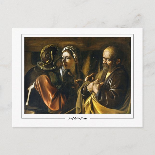 Postal Michelangelo Merisi da Caravaggio #59 - Arte (Anverso)