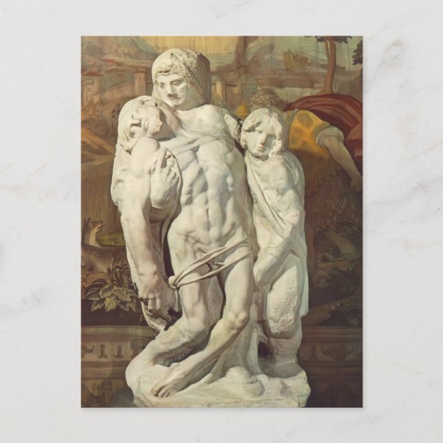 Postal Michelangelo- Palestrina Pieta (Anverso)