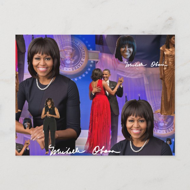 Postal Michelle Obama (Anverso)