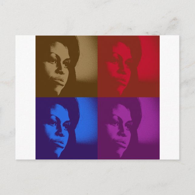 Postal michelle Obama (Anverso)