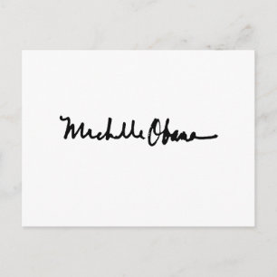 Postal MICHELLE OBAMA AUTOGRAPH -.png