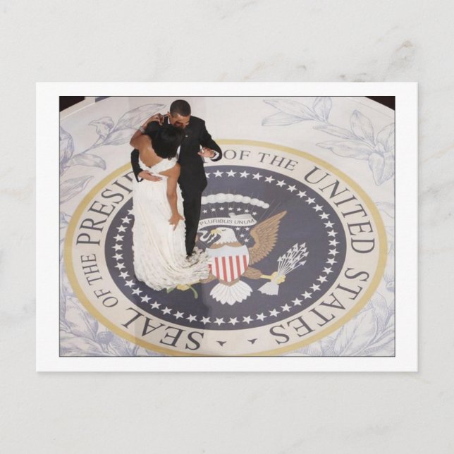 Postal Michelle y Barack Obama (Anverso)