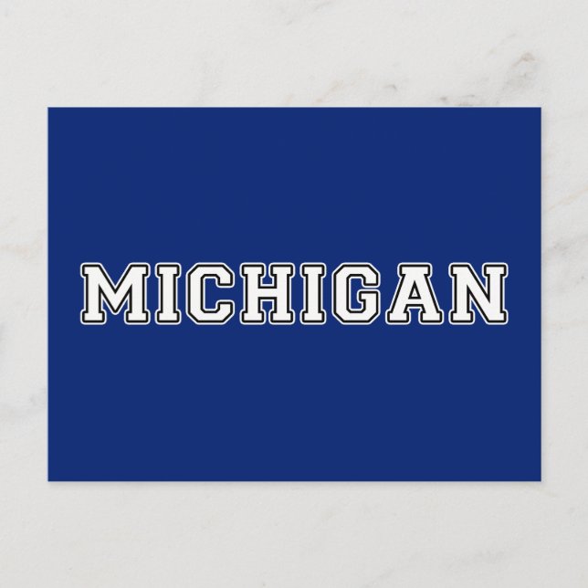 Postal Michigan (Anverso)