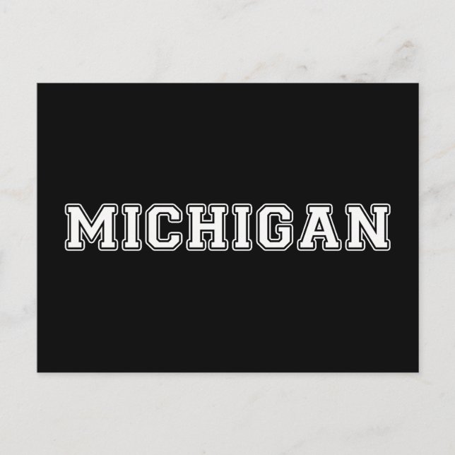 Postal Michigan (Anverso)