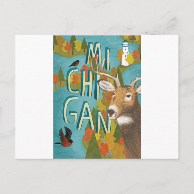 Postal Michigan (Anverso)
