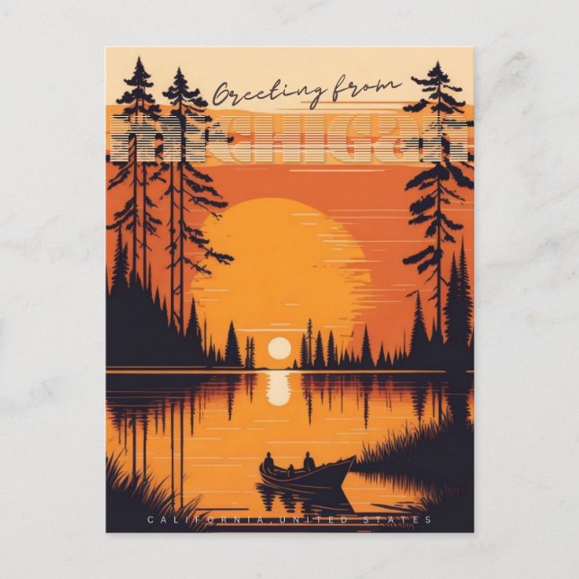 Postal Michigan (Anverso)