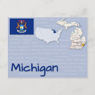 Postal "Michigan"
