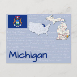 Postal "Michigan"