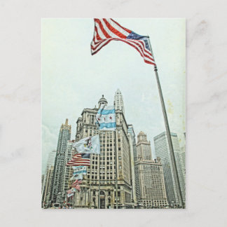 Postal Michigan Avenue Bridge Chicago Illinois