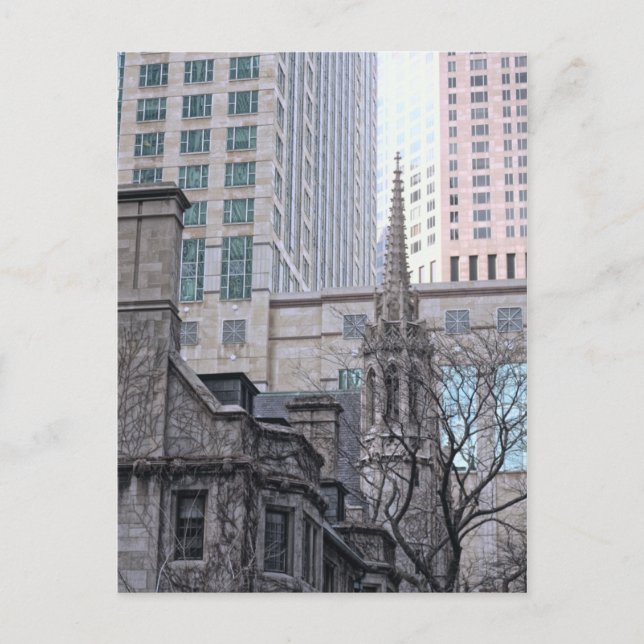 Postal Michigan Avenue Chicago Postcard (Anverso)