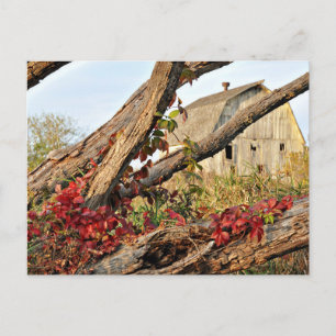Postal Michigan Barn and Fall Color