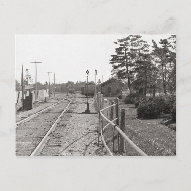 Postal Michigan Central Railroad Yard (Anverso)