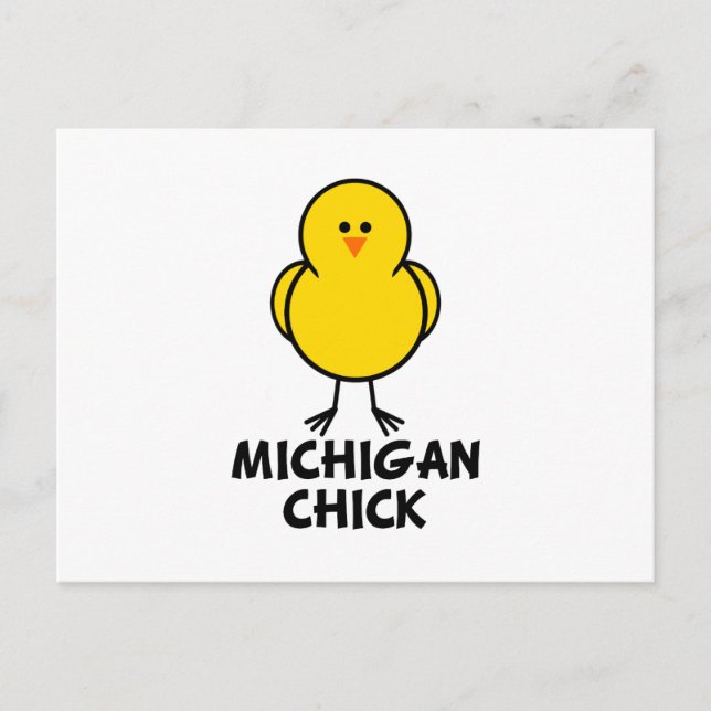 Postal Michigan Chick (Anverso)
