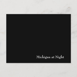 Postal Michigan de noche