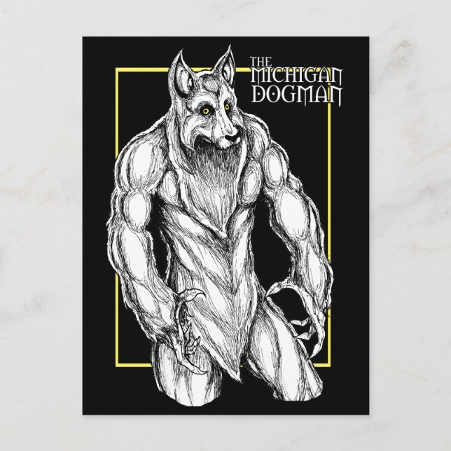 Postal Michigan Dogman (Anverso)