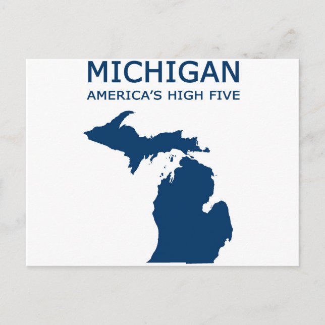 Postal Michigan H5 (Anverso)