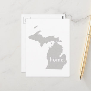 Postal Michigan Home State Gray Michigander Yooper