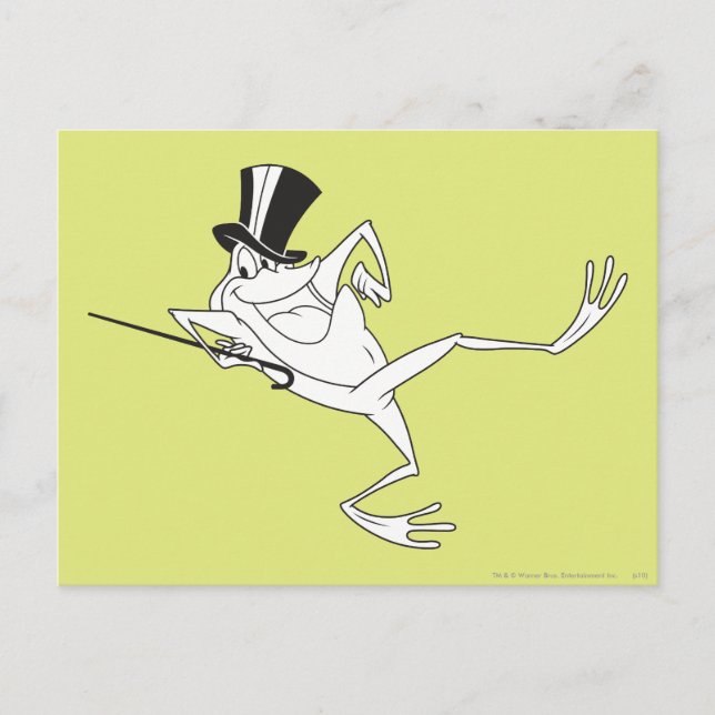 Postal Michigan J. Frog Dancing (Anverso)