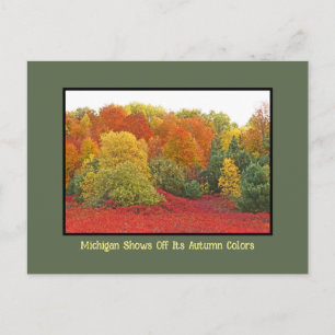 Postal Michigan muestra sus colores de otoño