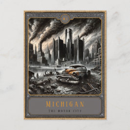 Postal Michigan | Postcarta de arte gótico