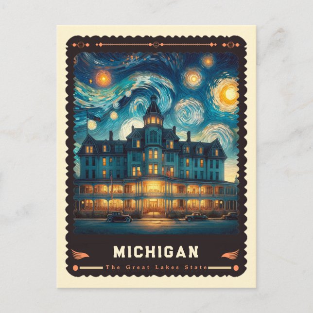 Postal Michigan | Vincent Van Gogh Inspired