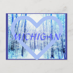 Postal Michigan Winter Woodland